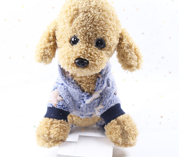 Warm padded clothes