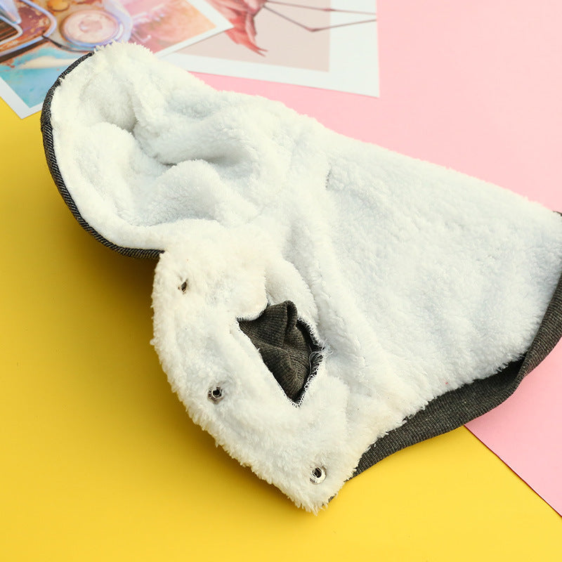 Puppy winter thick inner cotton vest