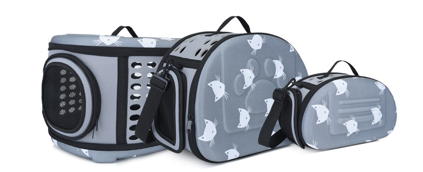 Cat pattern single shoulder pet bag