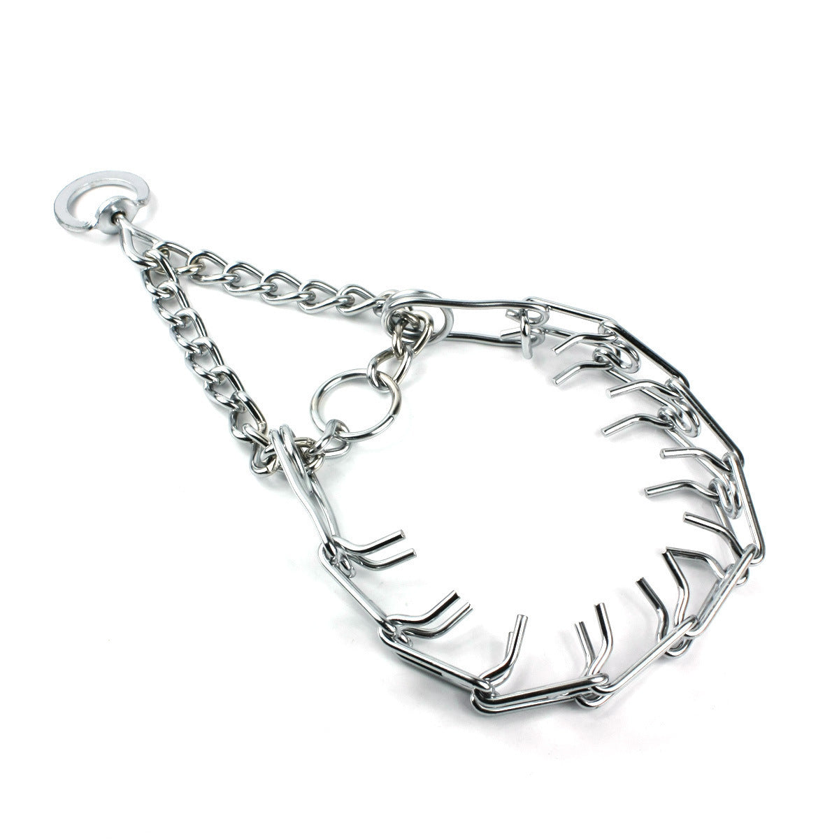 Metal iron removable dog training chain
