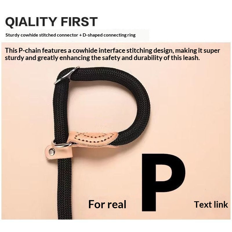 Dog Leash Anti-pull P-chain Walking Leash