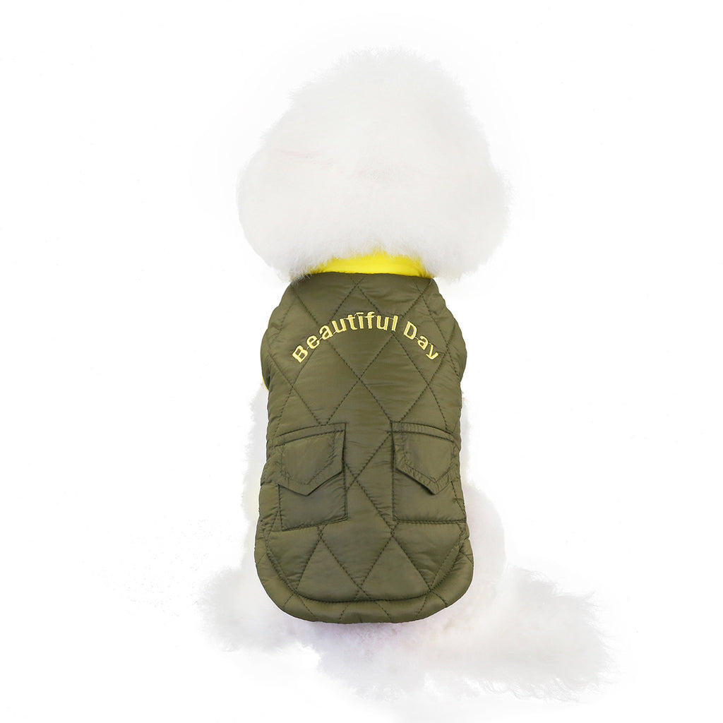 Pet double bag cotton vest