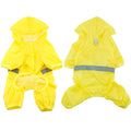 Reflective double layer pet waterproof raincoat
