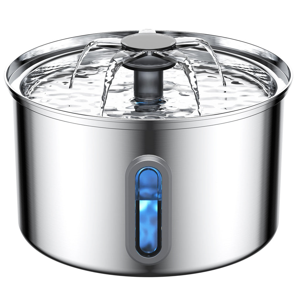 Pet Water Fountain 304 Stainless Steel Cat Water Dispenser