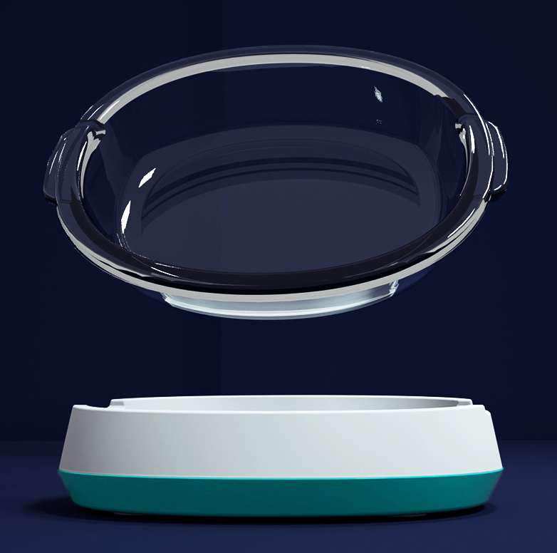 Pet glass bowl