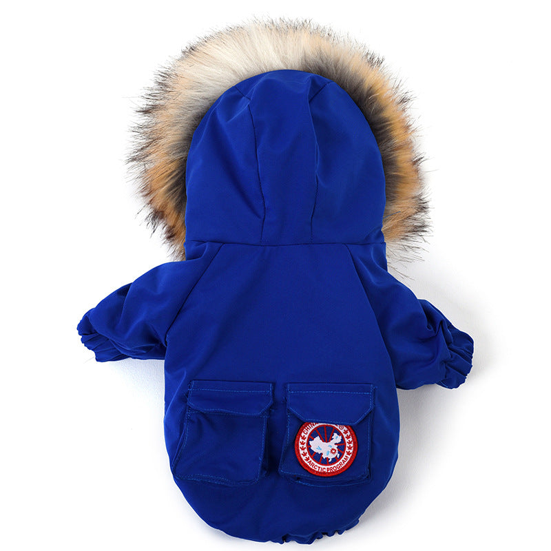 New mink fur hat workwear cotton coat