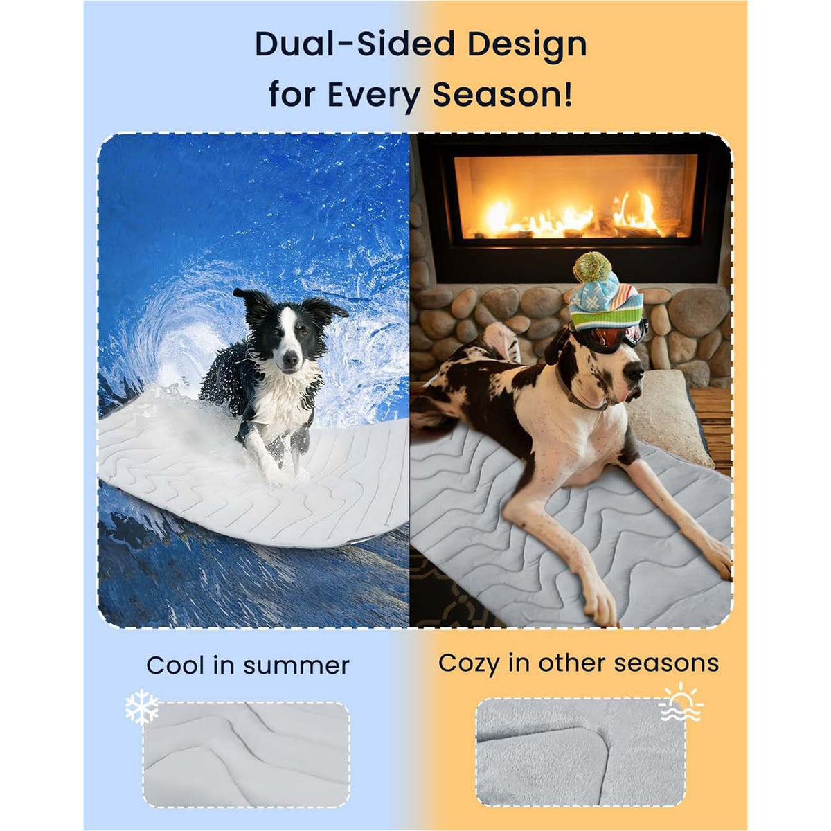 Pet Ice Pad Summer Dog Cat Cooling Pad