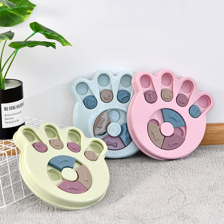 Pet Slow Food Dog Bowl Factory Pet Toy Dog Turntable Eating