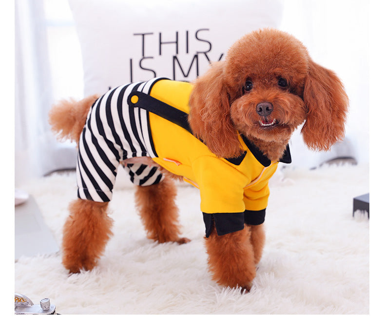 Pet four-legged thick autumn and winter clothes