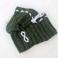 French bucket hat autumn and winter wool scarf