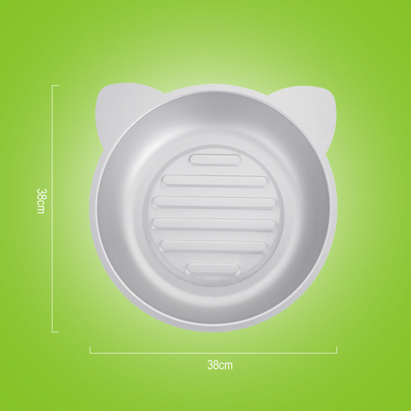 Cool cooling aluminum cat pan