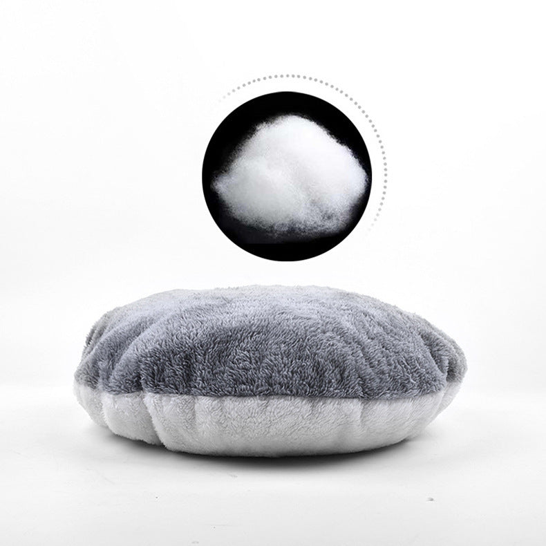 Creative plush egg tart nest