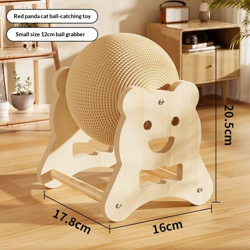 Cat Scratching Ball Roller Vertical Scratching Post Wear-Resistant Toy