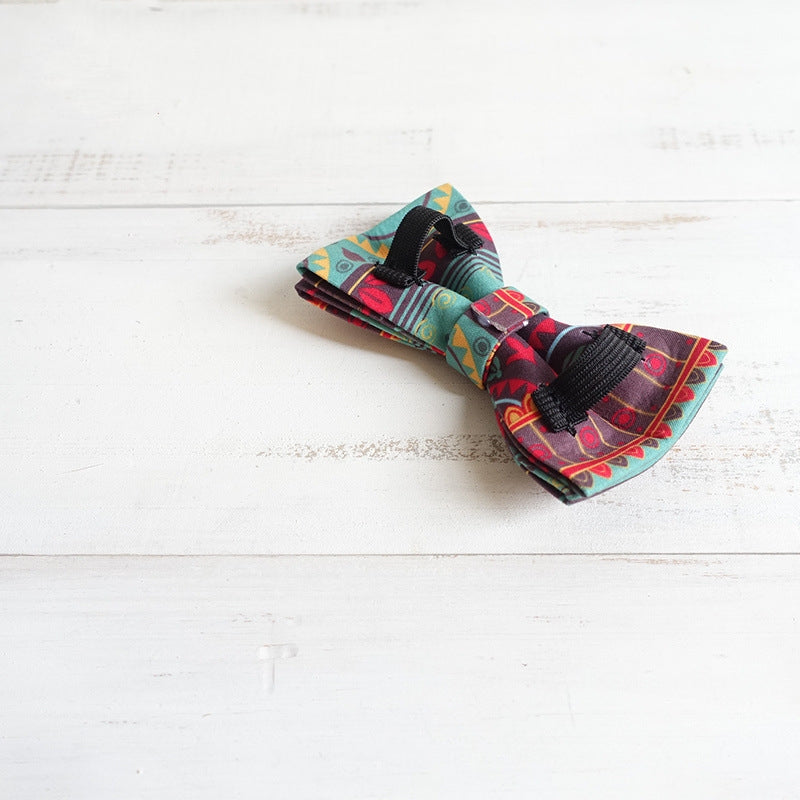 Pet bow tie collar jewelry