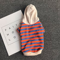 Pet striped sweater