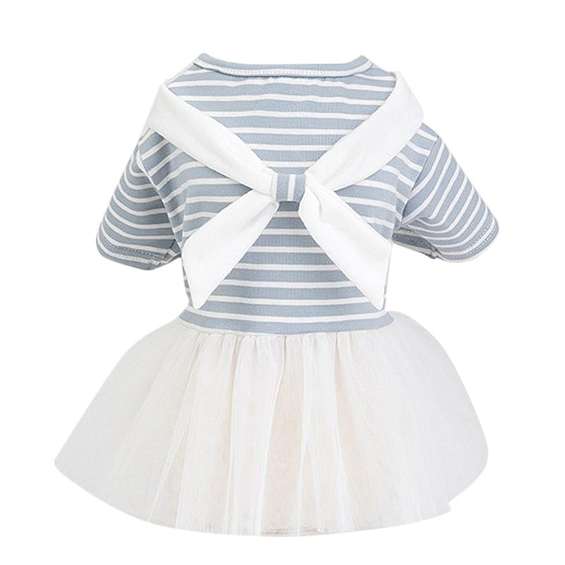 White bow tie skirt