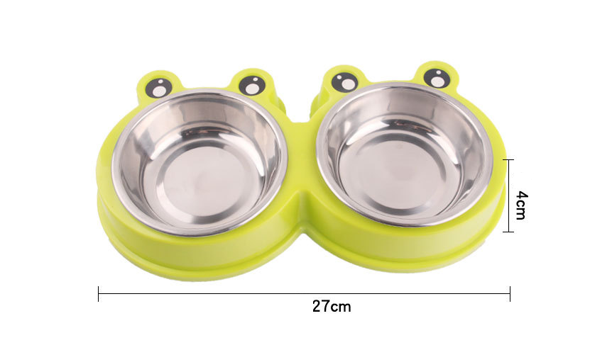 Cartoon pet stainless steel bowl