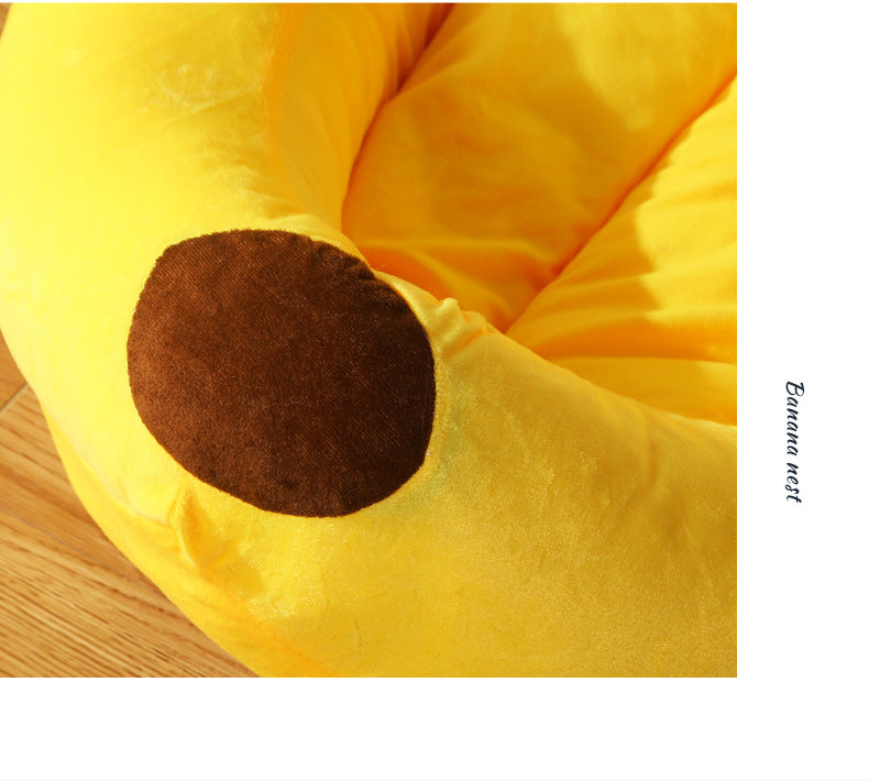Pet Cushion Mat Banana Nest Removable And Washable