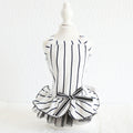Pet striped dress