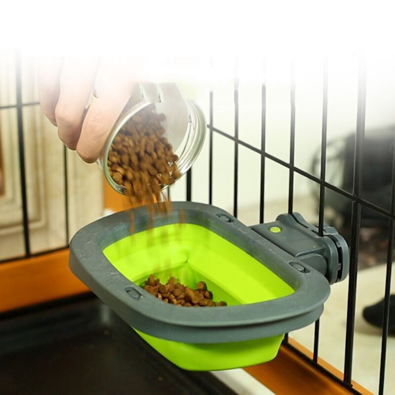 Flexible food and water bowl