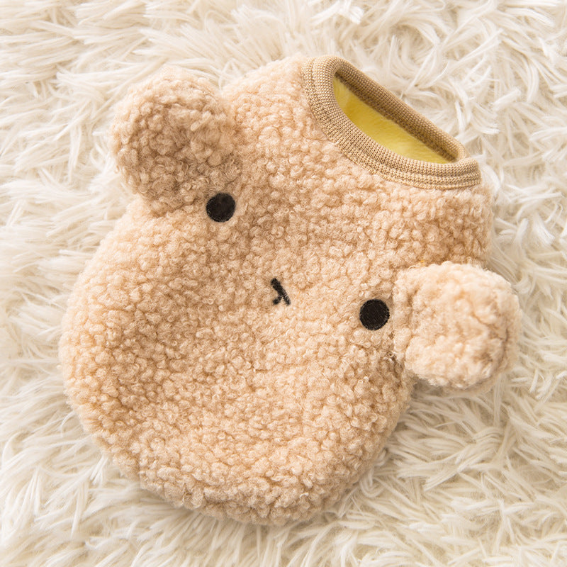 Bear Vest Pet Teddy Cat Warm In Winter And Autumn