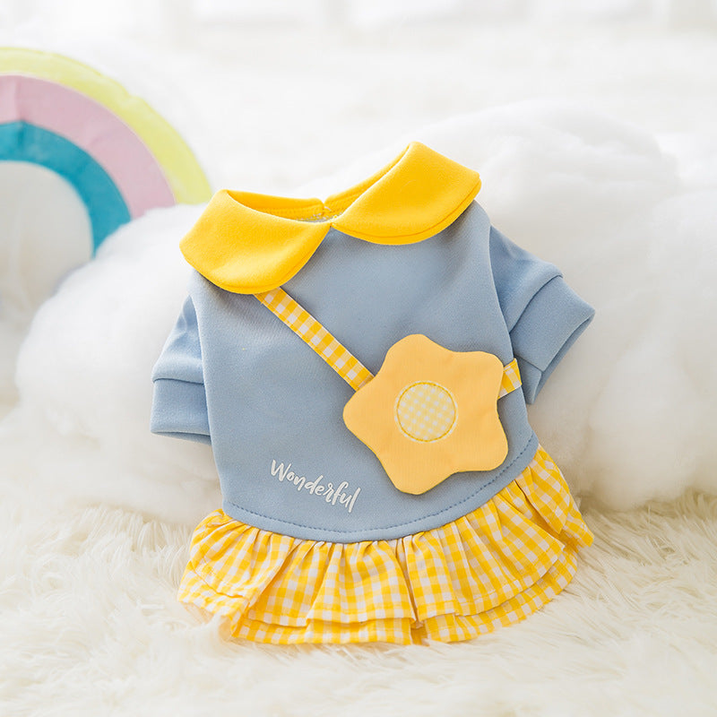 Fashion Cute Cartoon Pet Autumn And Winter Clothes