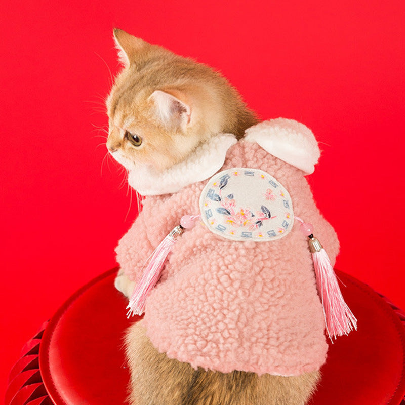 New Year Festive Warmth And Thick Pet Clothes