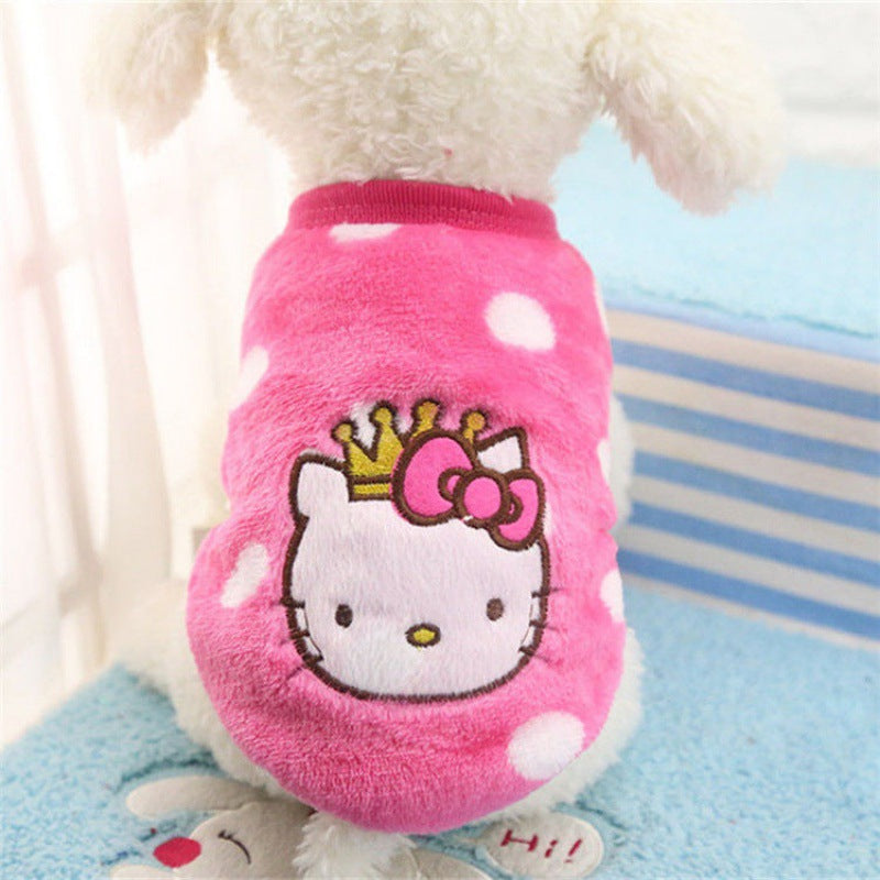 Spring and Summer Dress Milk Dog Puppies