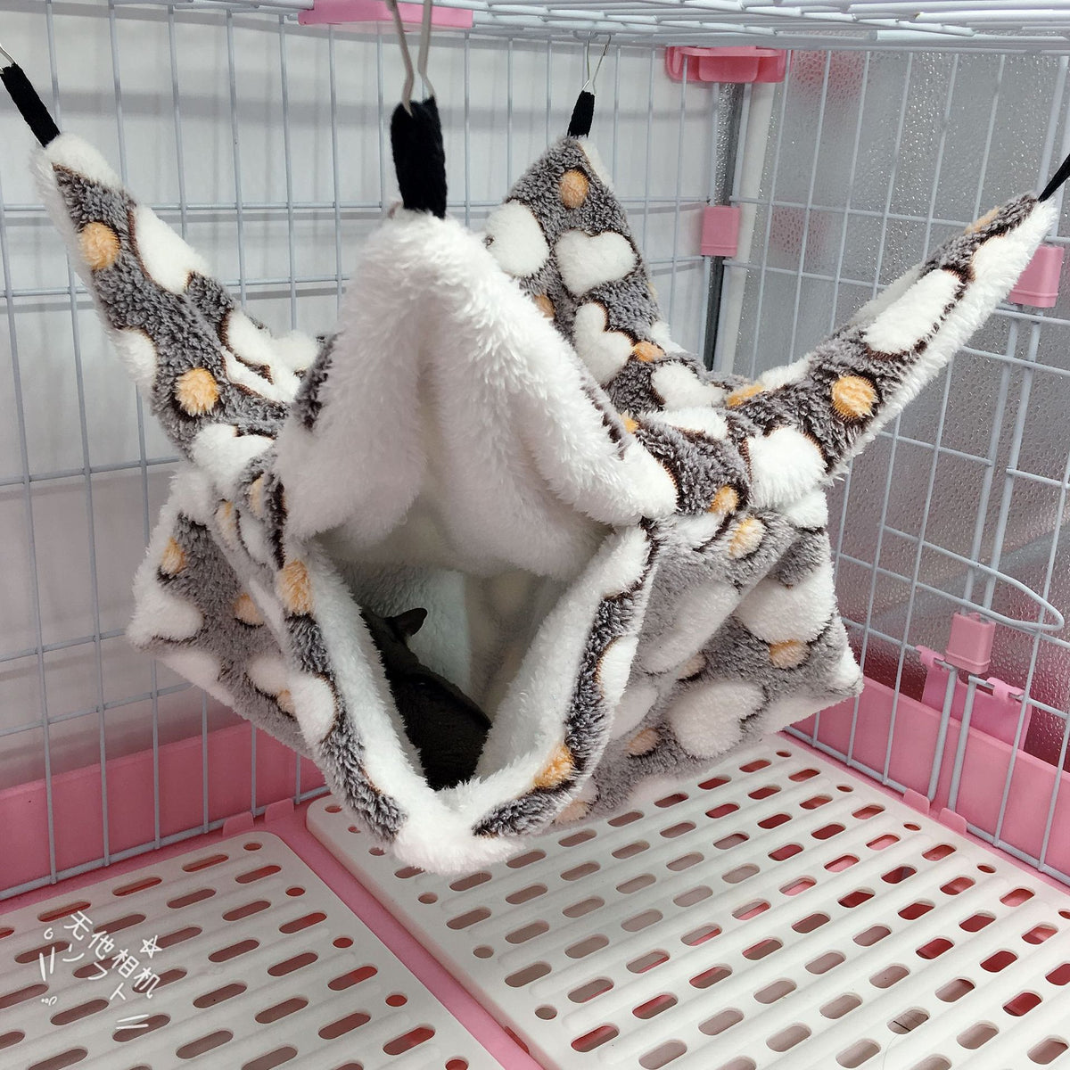 Warm Double Mezzanine Hammock Small Pet Hammock Hanging Squirrel Sleeping Bag