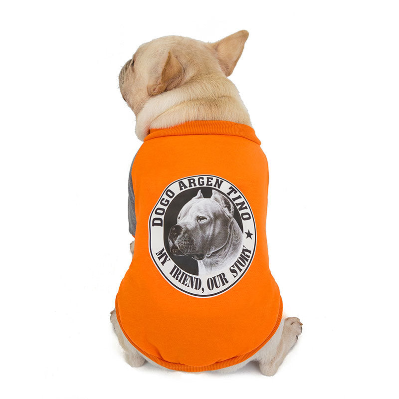 Fat Dog Pug Small And Medium Dog Pet Plus Velvet Sweater