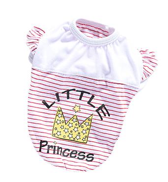 Teddy Poodle Pomeranian Striped Print Small Dog Costume
