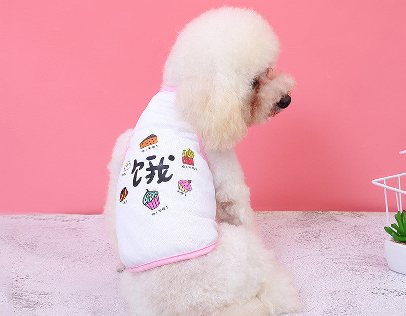 Small Dog Funny Cat Bichon Fight Pomeranian Small DogClothes