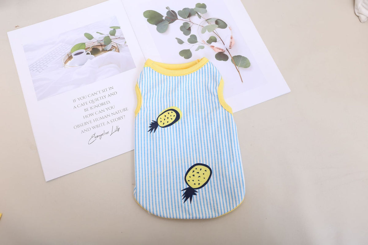 Pet Clothing Thin Breathable Cotton Sling Dress Vest Couple Clothing