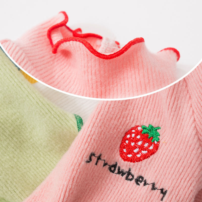 Breathable Strawberry Knitwear For Dogs And Pet Undercoat