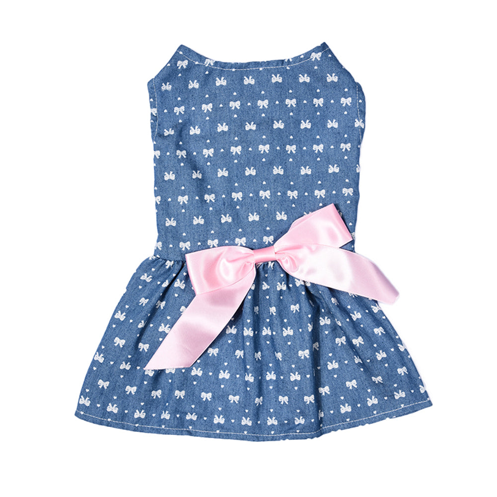 Pet Clothes Bow Skirt Summer Dress