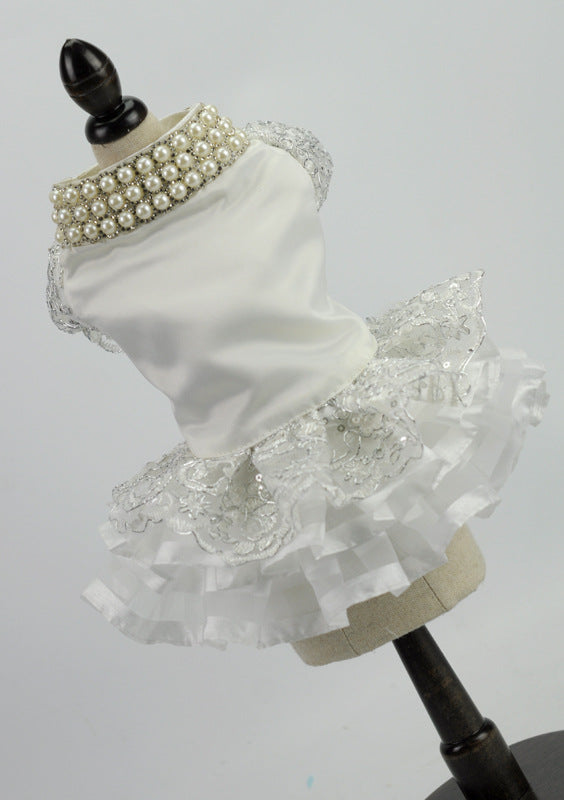 Pet Skirt Wedding Dress Spring And Autumn Clothes