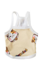 Spring and summer new pet vest full of cute little dinosaur cat clothes little dog puppy cat clothes