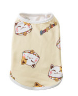 Spring and summer new pet vest full of cute little dinosaur cat clothes little dog puppy cat clothes
