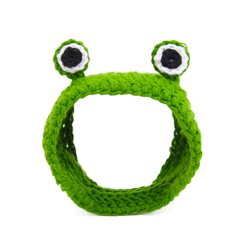 Cartoon Cross-Dressing Dog Cat Cross-Dressing Headgear Woolen Hat