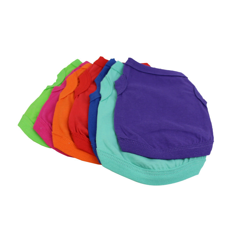 Pure Cotton Dog Vest Pet Clothes