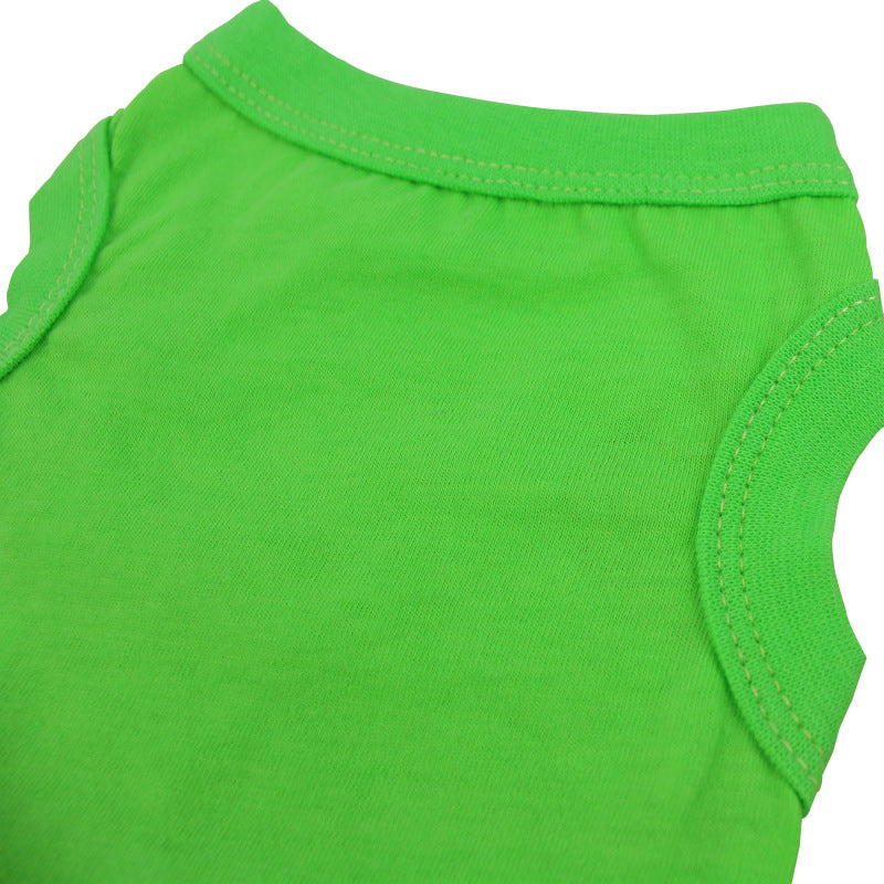 Pure Cotton Dog Vest Pet Clothes
