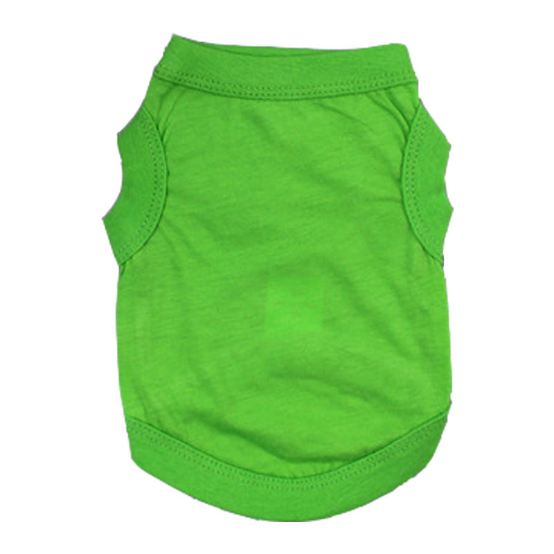 Pure Cotton Dog Vest Pet Clothes