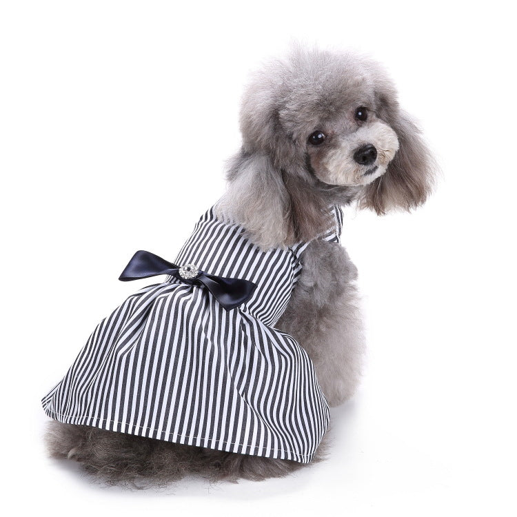 Polka Dot Pet Clothes Skirt Summer Dress Watermelon Skirt Pet Summer Dress Dog Clothes Strawberry Skirt