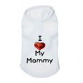 Pet Supplies Dog Clothes Threaded Daddy Mommy 4 Pet Vest