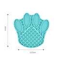 New Silicone Dog Licking Mat Pet Feeding Bowl Slow Food Cat Plate Dog Silicone Slow Food Mat Anti-Choke Bowl