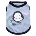 Small Dog Teddy Pomeranian Cotton Happy Monkey Vest