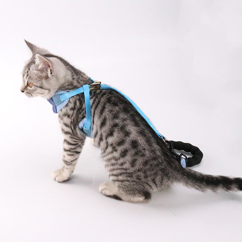 Anti-Breakaway Adjustable Bow-Knot Vest Cat Rope