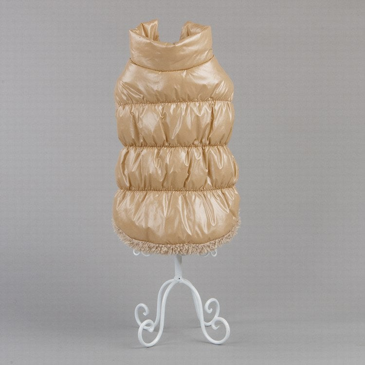Warm Winter Puppy Teddy Clothes Pet Waistcoat And Cat Clothes