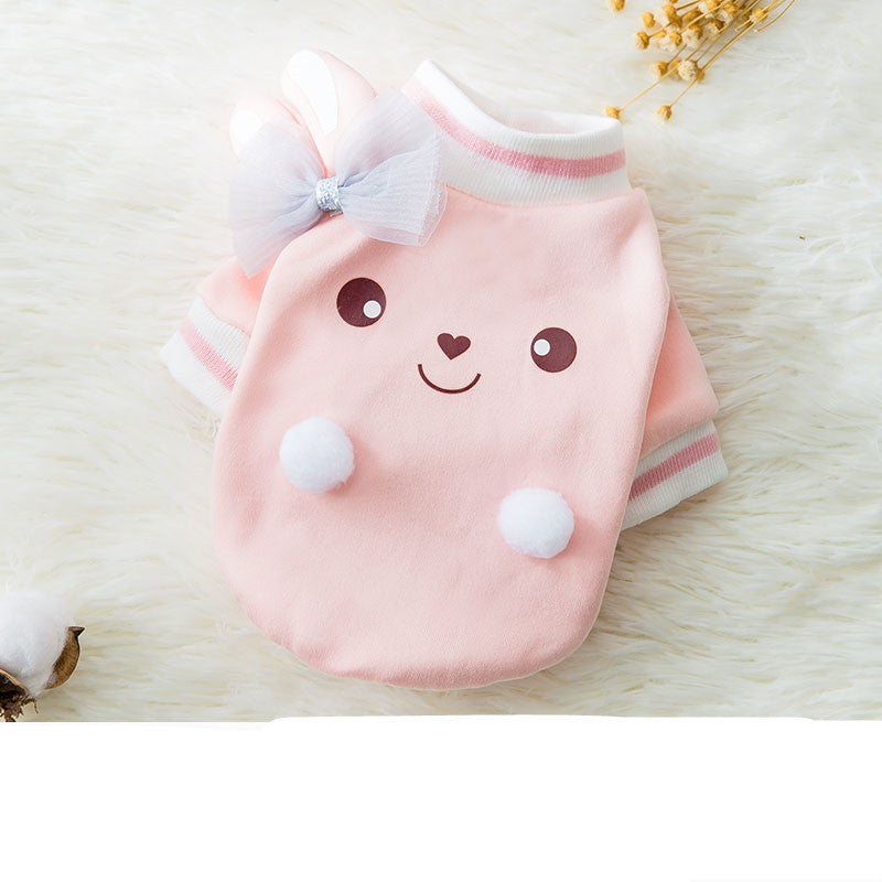 Thin Puppy Dog Clothes Teddy Cat Pet