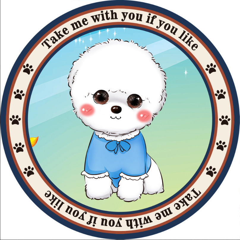Round Pet Mat Summer Childrens Home Four Seasons Universal Non-slip Cartoon Dog Carpet